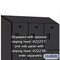 Salsbury Industries Wardrobe Locker, 45" W, 24" D, 76" H, (3) Wide, (9) Openings, Black 23364BLK - alternate 7